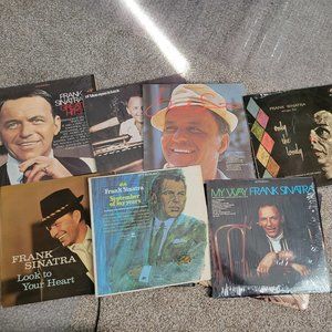 Frank Sinatra Vinyl Records-Lot of 7 Vintage